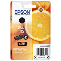 Epson Oranges T3331 Inkjet Printer Cartridge, Black